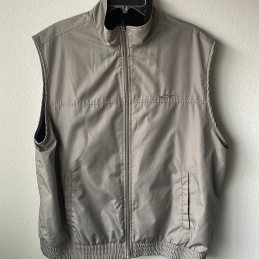 Greg Norman for Tasso Elba Fishing Vest Men’s size XL gray